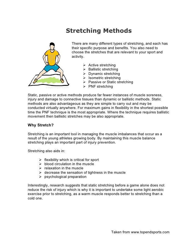 flexibility training ballistic static or proprioceptive neuromuscular facilitation